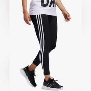 Adidas Three Stripe Aeroready 7/8 Sport Leggings